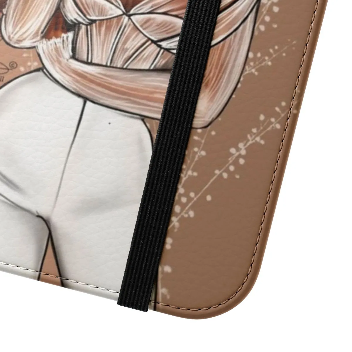 Cinnamon White Flip Cover Phone Case for Black Girl Magic