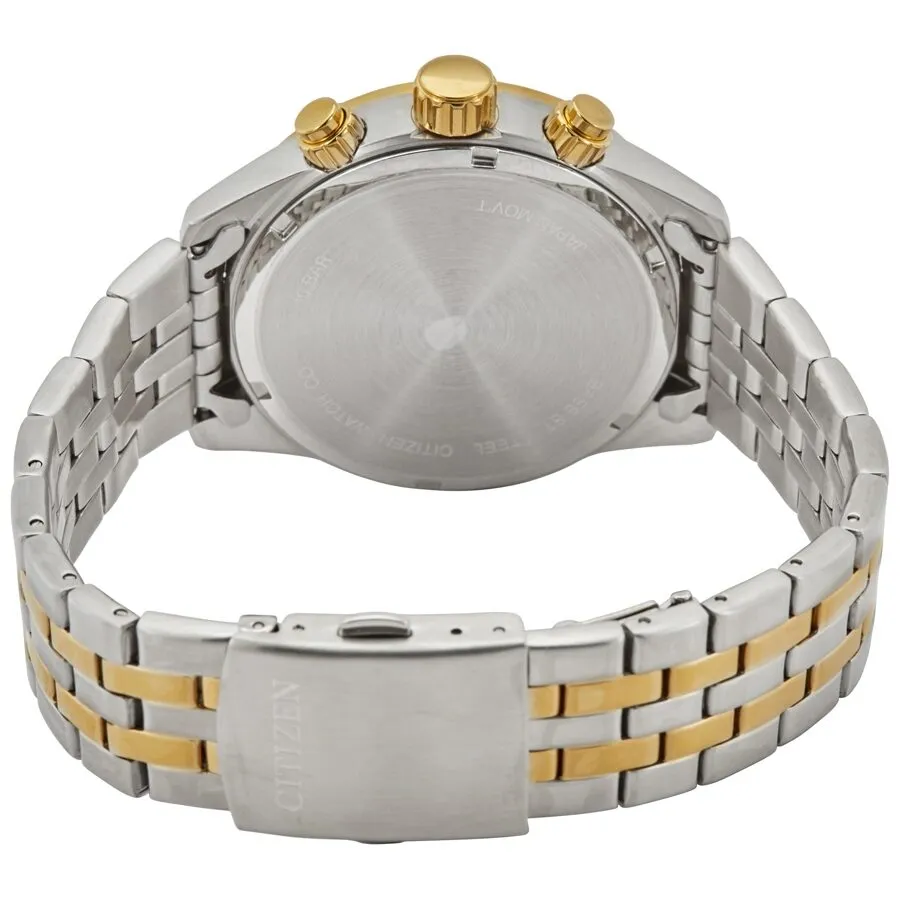 Citizen Chronograph Quartz Silver Dial Two-tone Men's Watch AN3624-51A