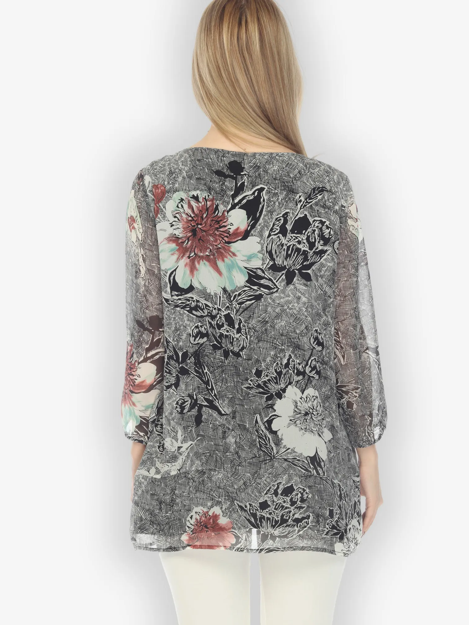 Citron Style Silk Tunic