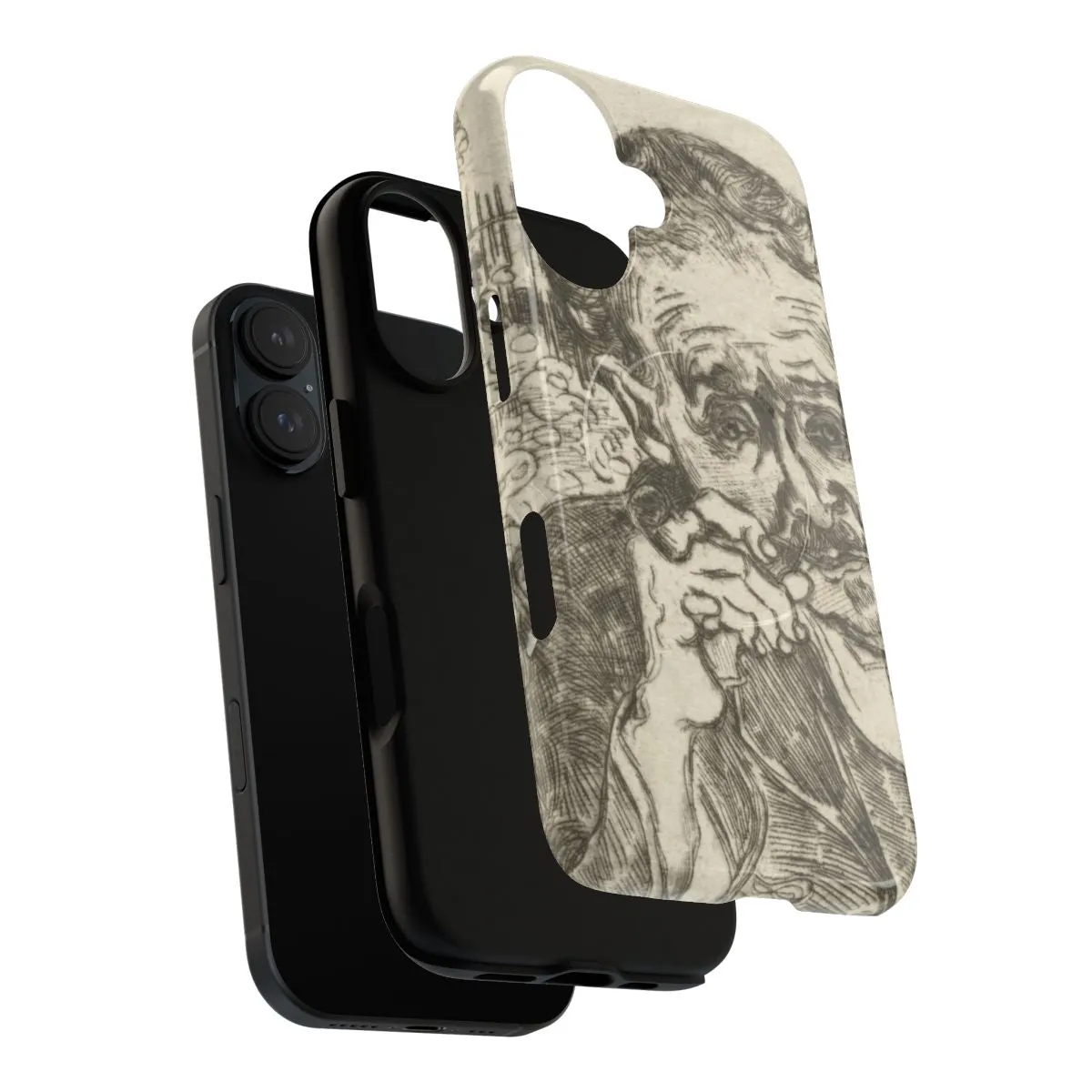 Classic Art Phone Case Featuring Van Gogh's "Dr. Gachet" Portrait
