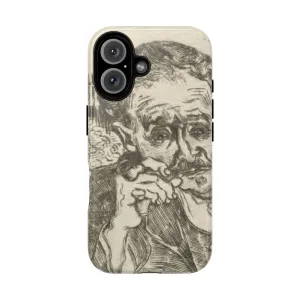 Classic Art Phone Case Featuring Van Gogh's "Dr. Gachet" Portrait