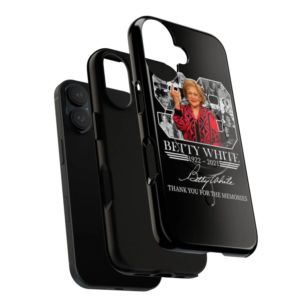 Classic Betty White Themed Magnetic Tough Phone Case