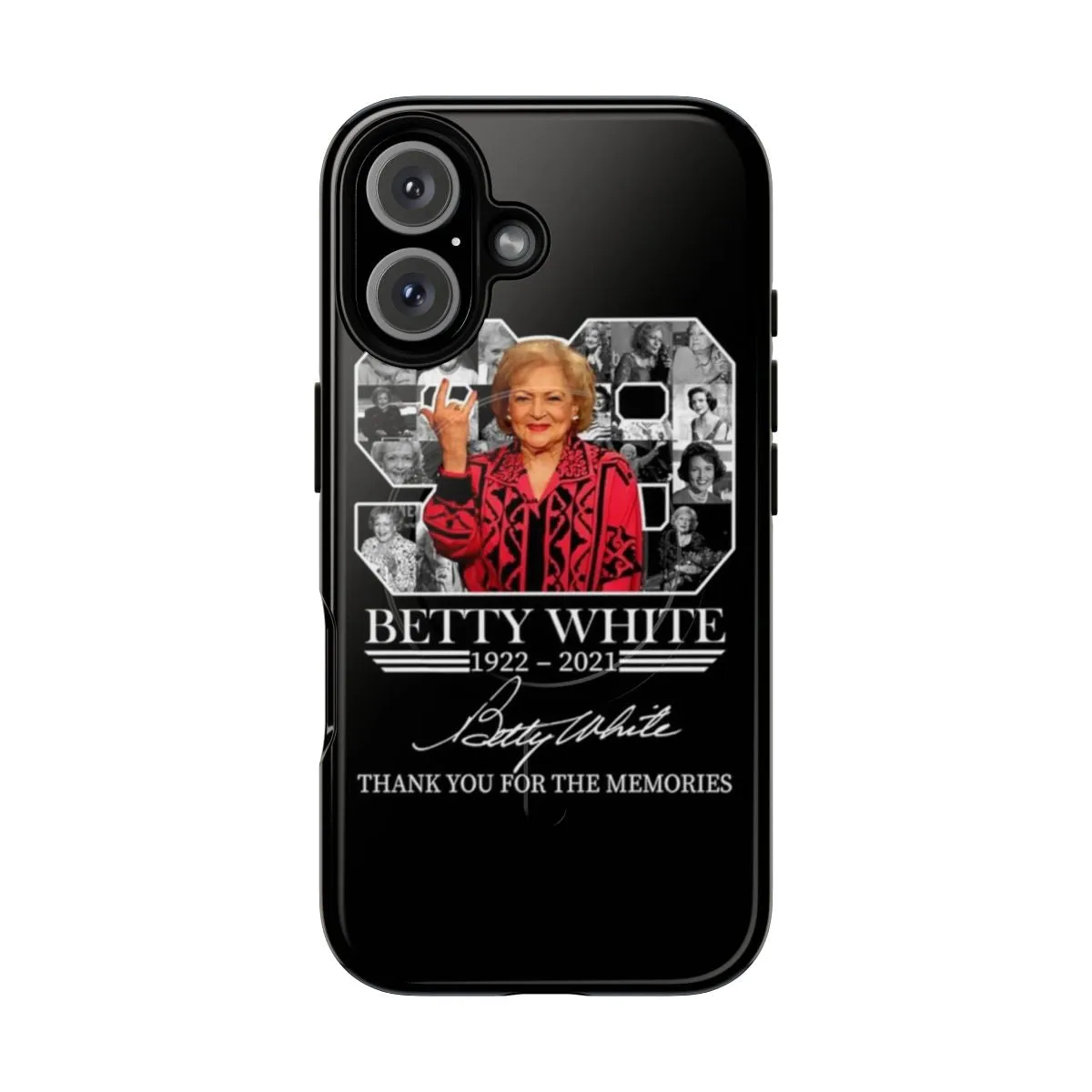 Classic Betty White Themed Magnetic Tough Phone Case