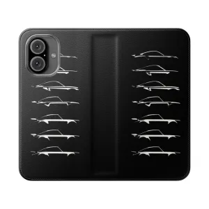 Classic Car Inspired Flip Phone Case
