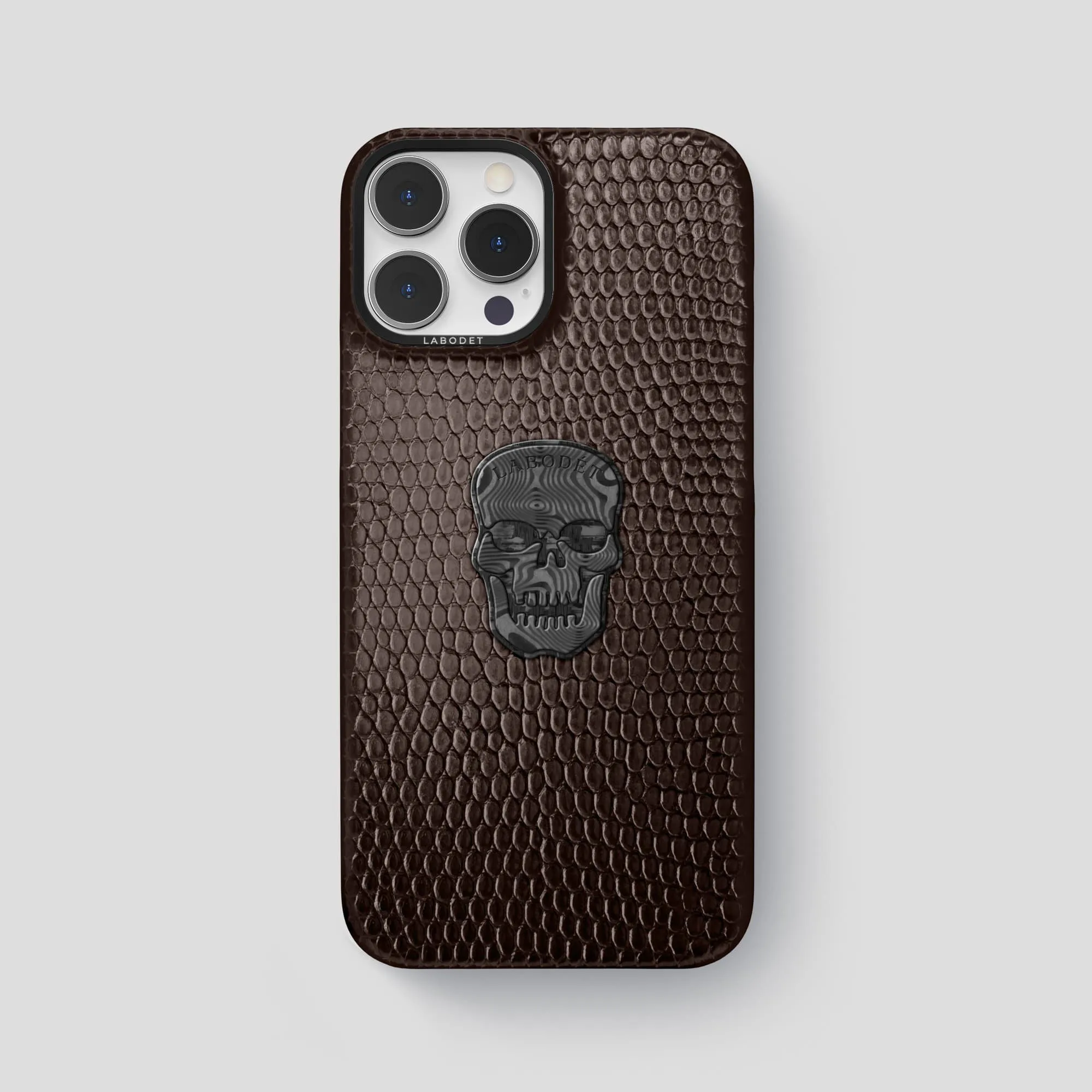 Classic Case With Carbon Skull For iPhone 14 Pro Max In Lizard