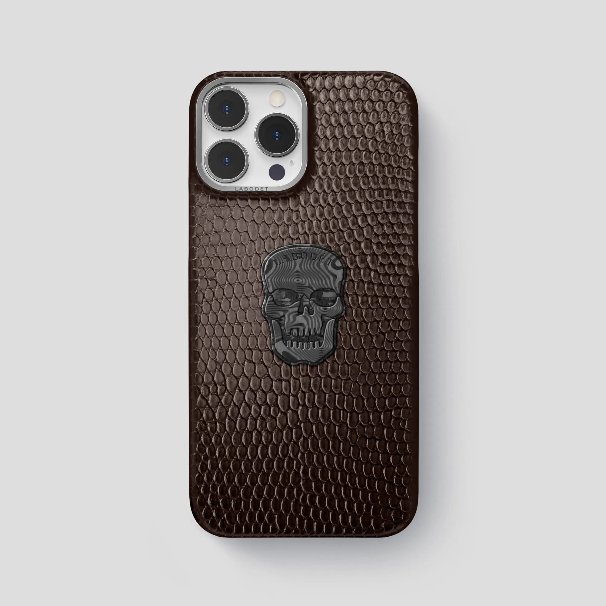 Classic Case With Carbon Skull For iPhone 14 Pro Max In Lizard