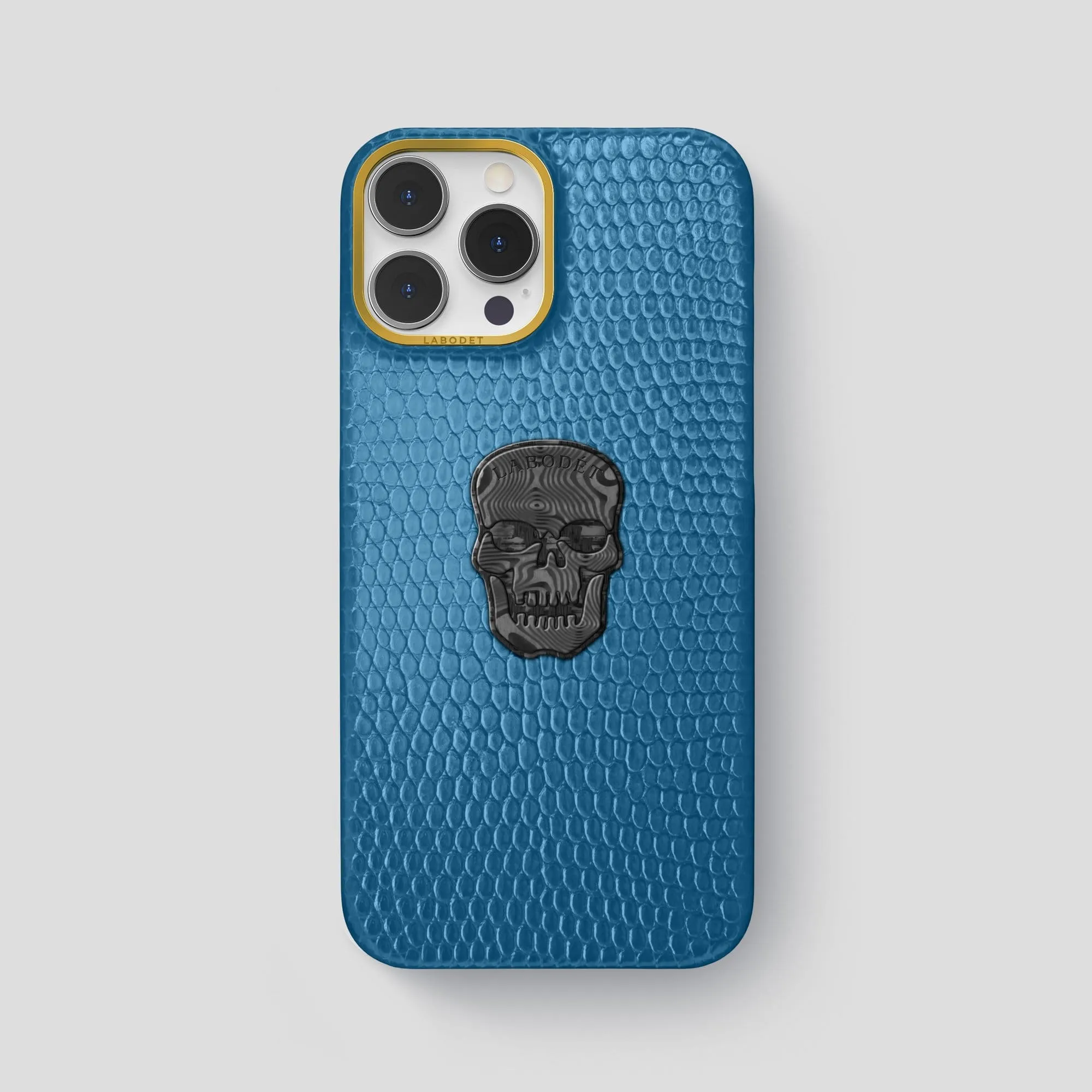 Classic Case With Carbon Skull For iPhone 14 Pro Max In Lizard