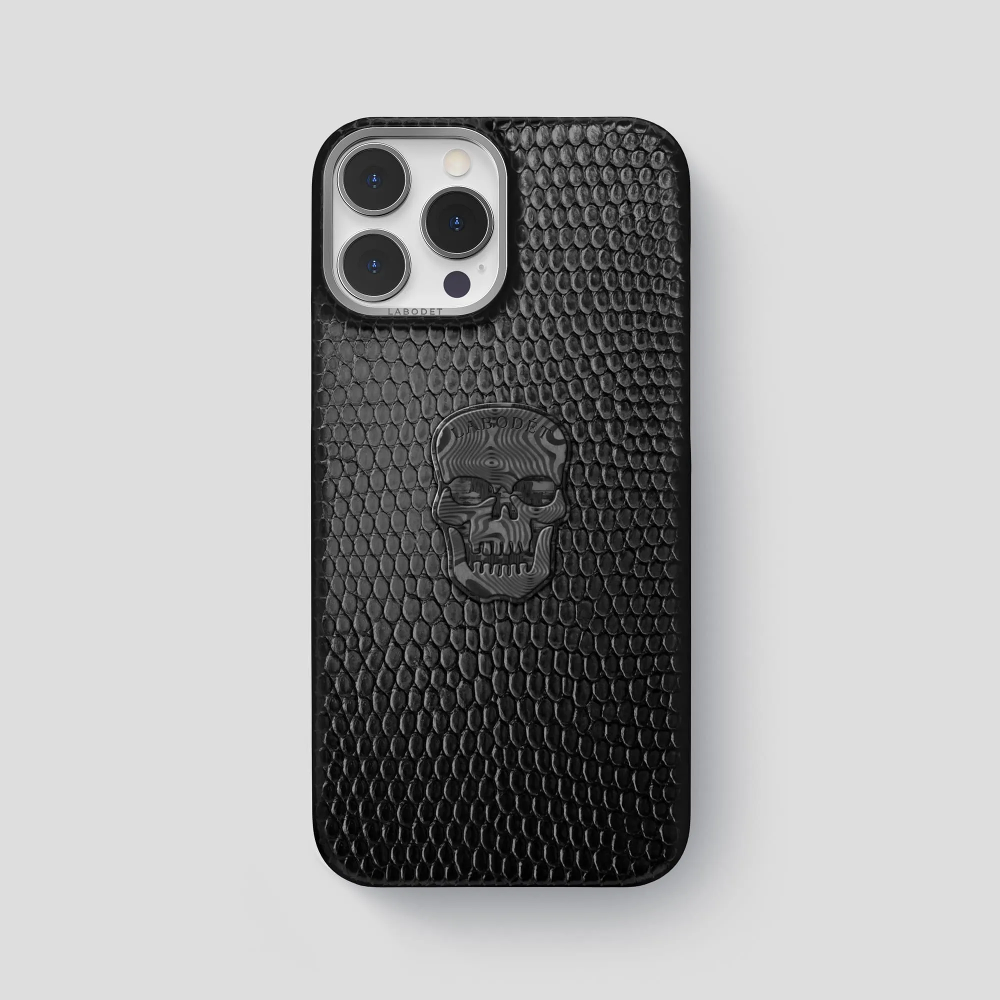 Classic Case With Carbon Skull For iPhone 14 Pro Max In Lizard