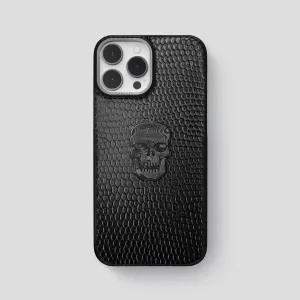 Classic Case With Carbon Skull For iPhone 14 Pro Max In Lizard
