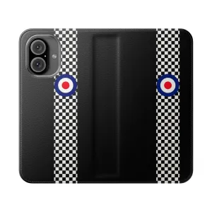 Classic Roundel Style Flip Cover Phone Case