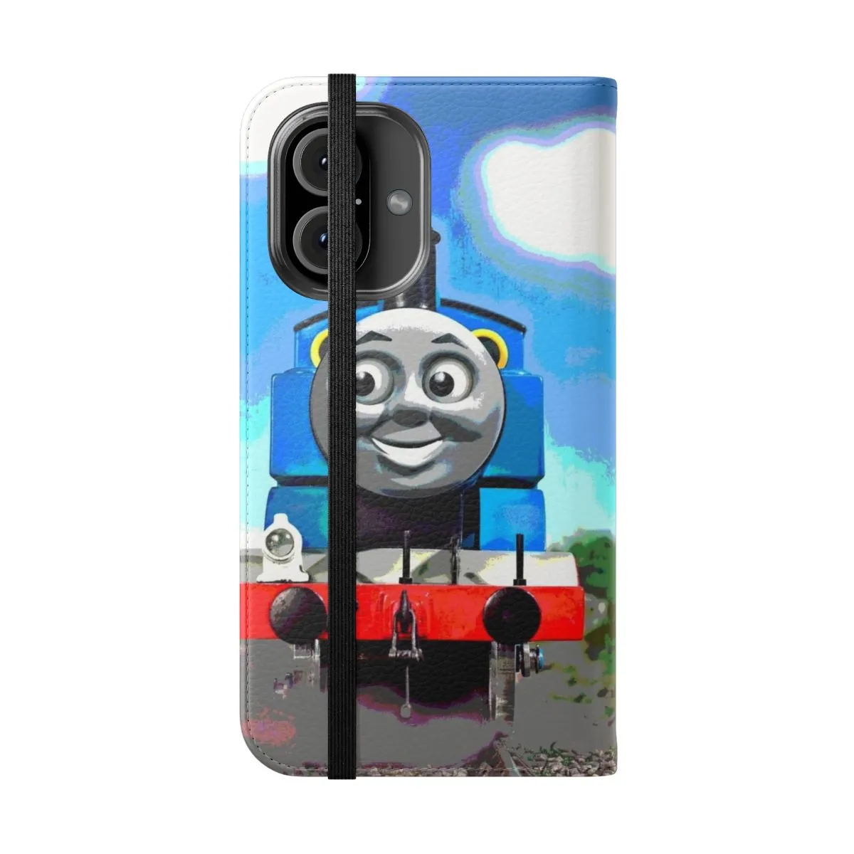 Classic Thomas Train Engine Flip Phone Case for Kids