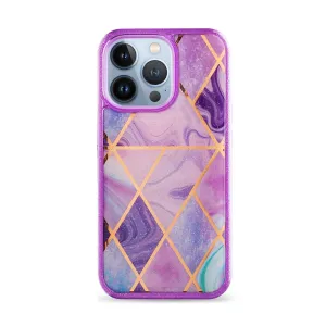 Classy Purple Geometric Case for iPhone