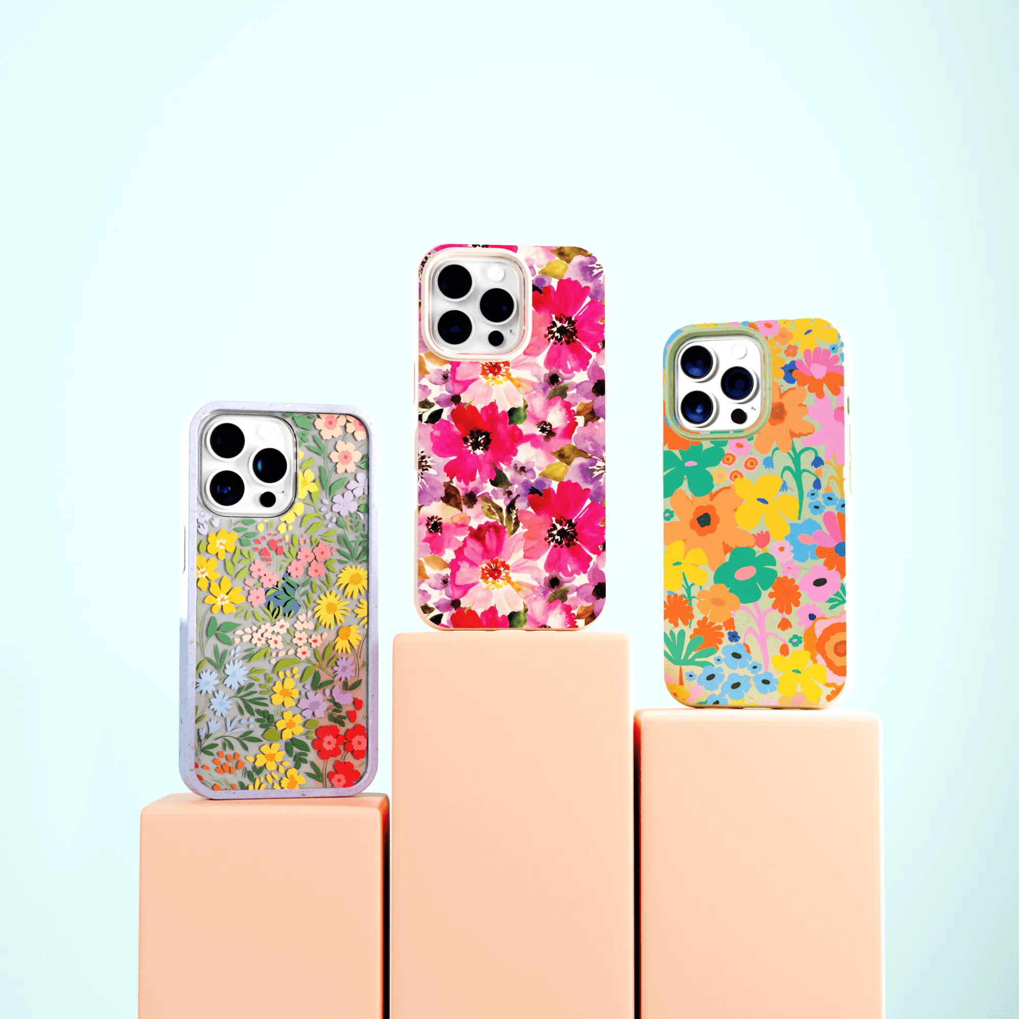 Clear Blooming Wild iPhone 14 Plus Case With Lavender Ridge