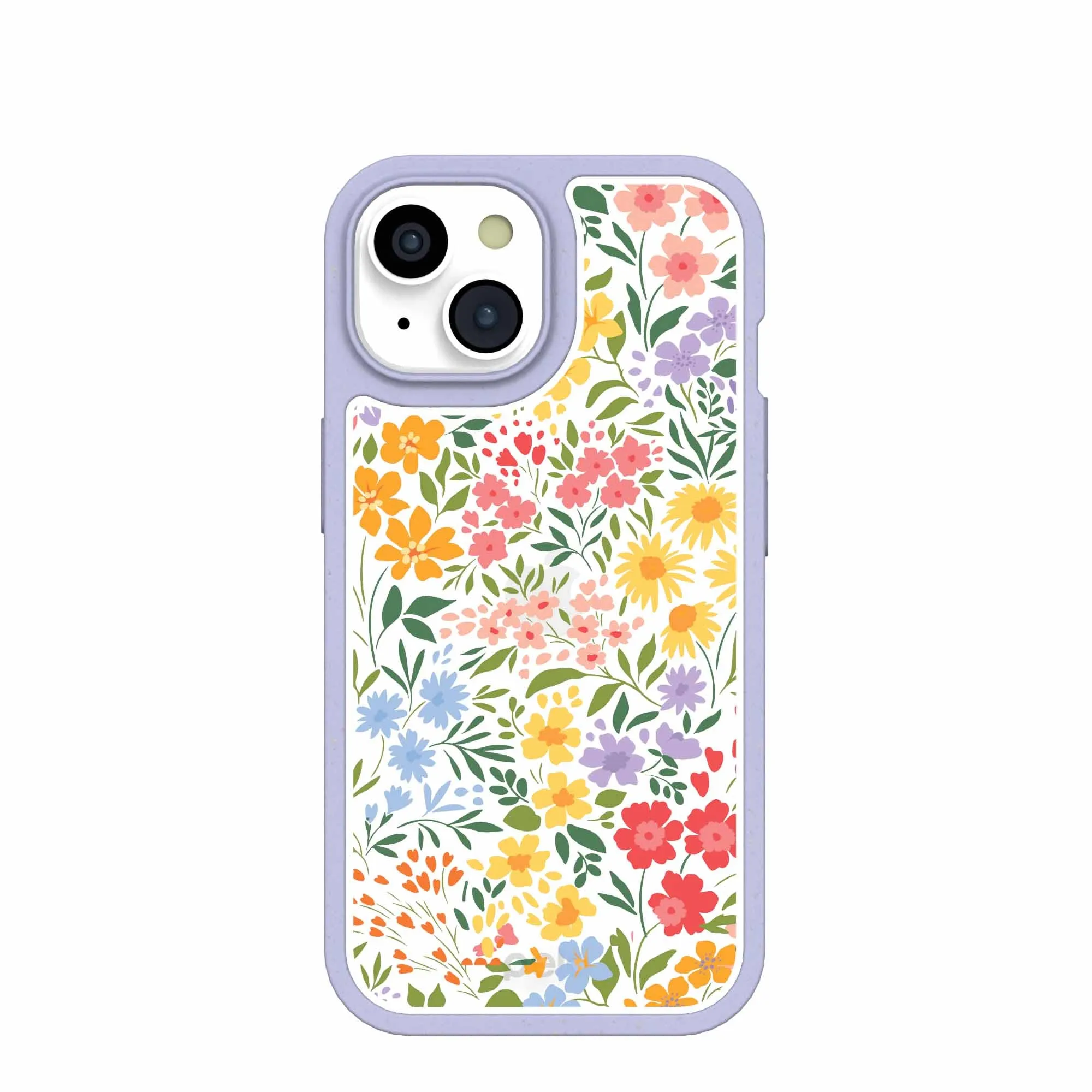 Clear Blooming Wild iPhone 15 Case With Lavender Ridge
