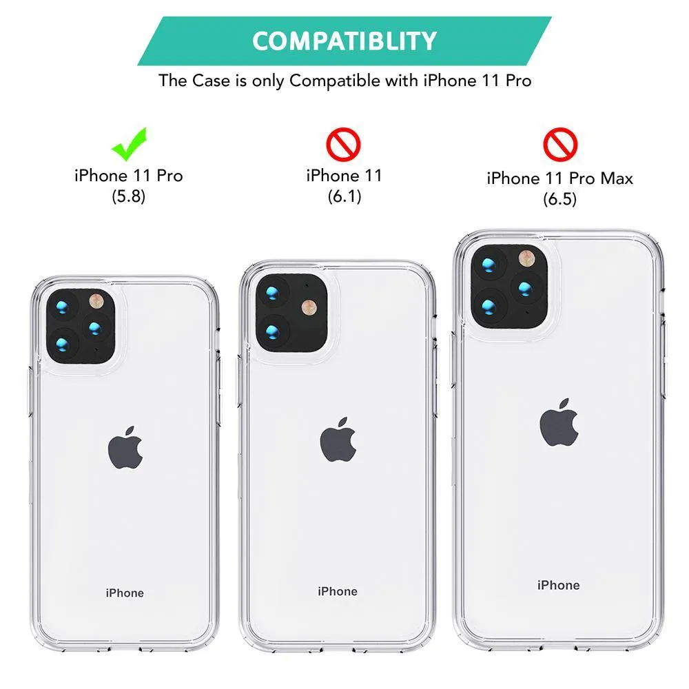 Clear HD Hard Back Case for iPhone 11 Pro