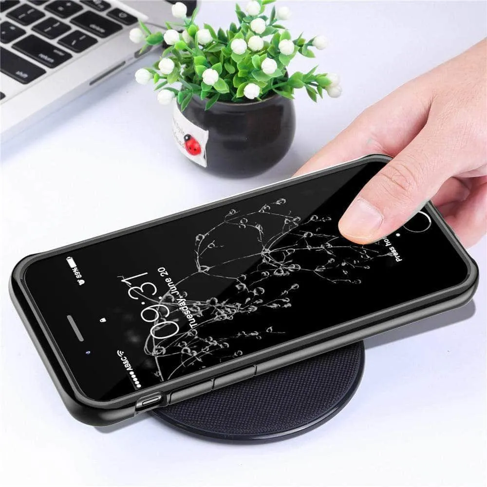 Clear iPhone SE 2020 4.7" Slim TPU PC Protective Shockproof Armor Cover