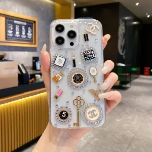 Clear Makeup Back Cover Case for iPhone 13 Pro
