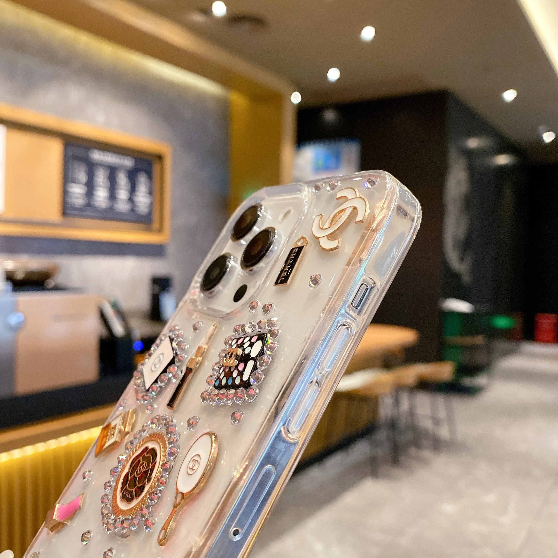 Clear Makeup Back Cover Case for iPhone 13 Pro