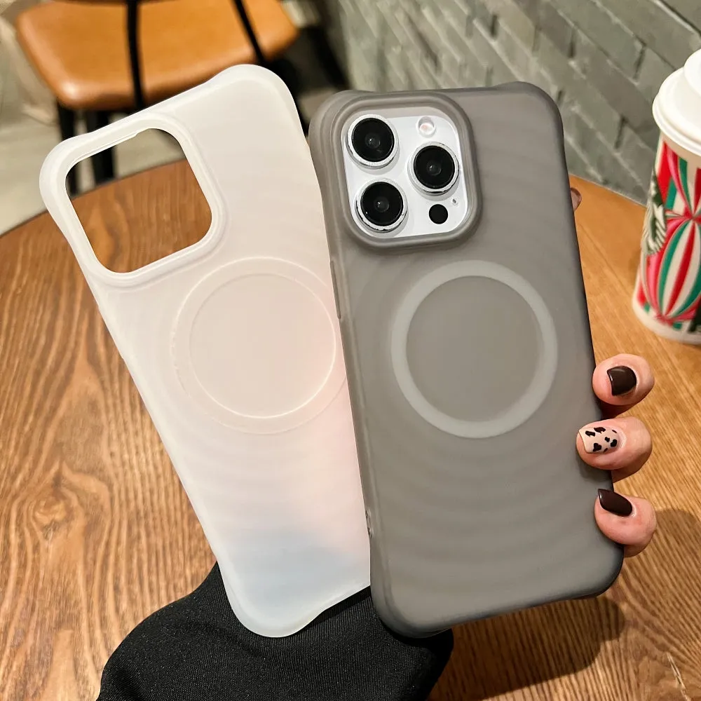 Clear Matte Wavy TPU (Soft) Phone Case - iPhone 13
