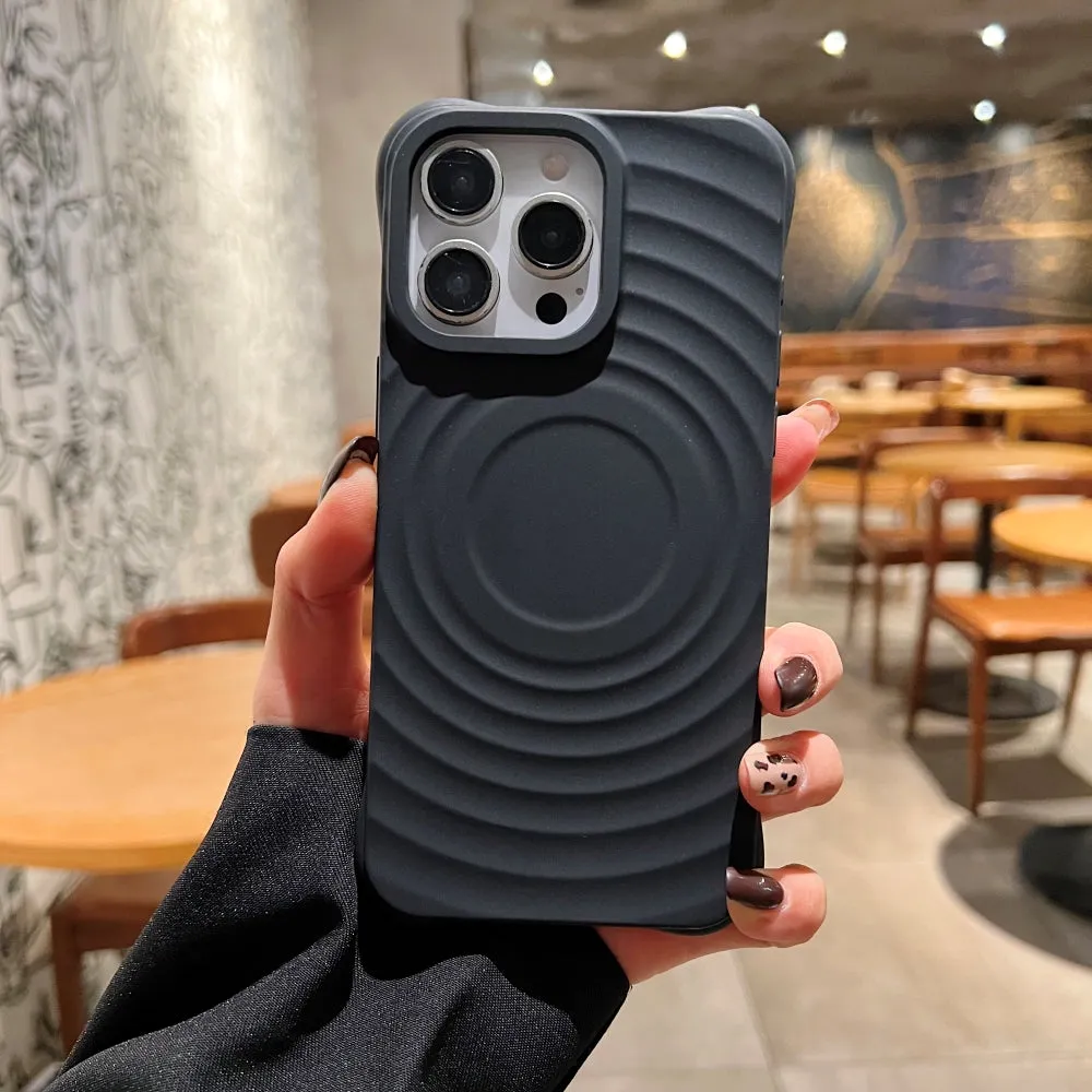 Clear Matte Wavy TPU (Soft) Phone Case - iPhone 13