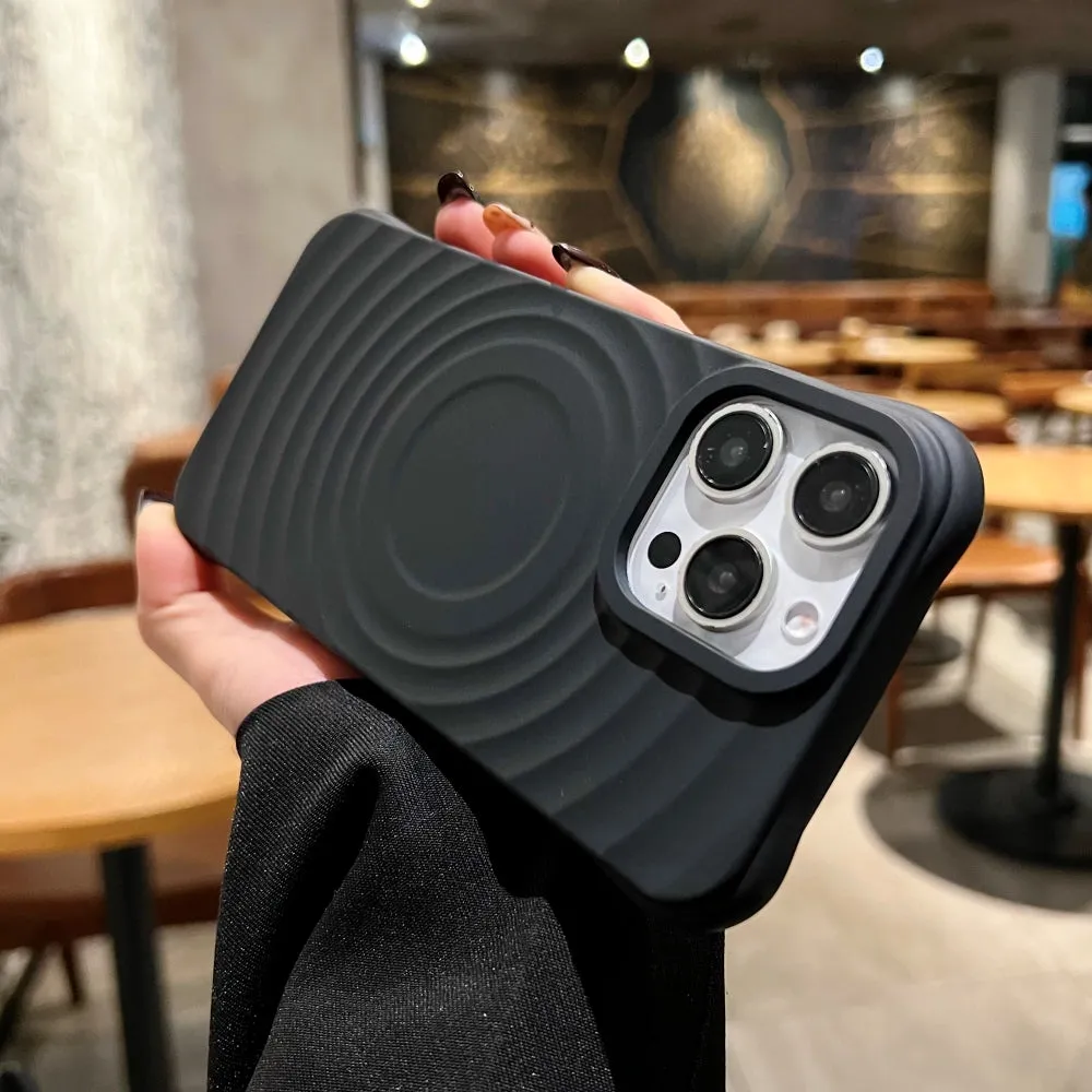 Clear Matte Wavy TPU (Soft) Phone Case - iPhone 13