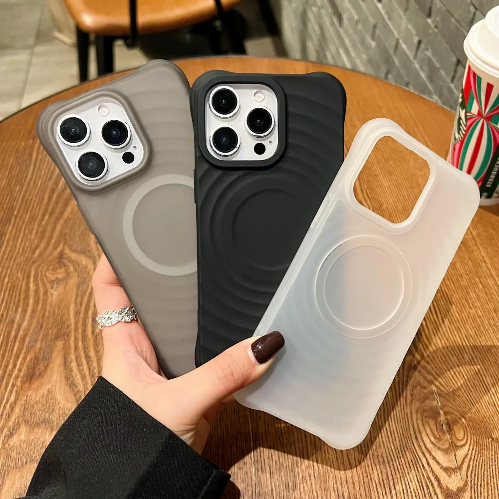 Clear Matte Wavy TPU (Soft) Phone Case - iPhone 13