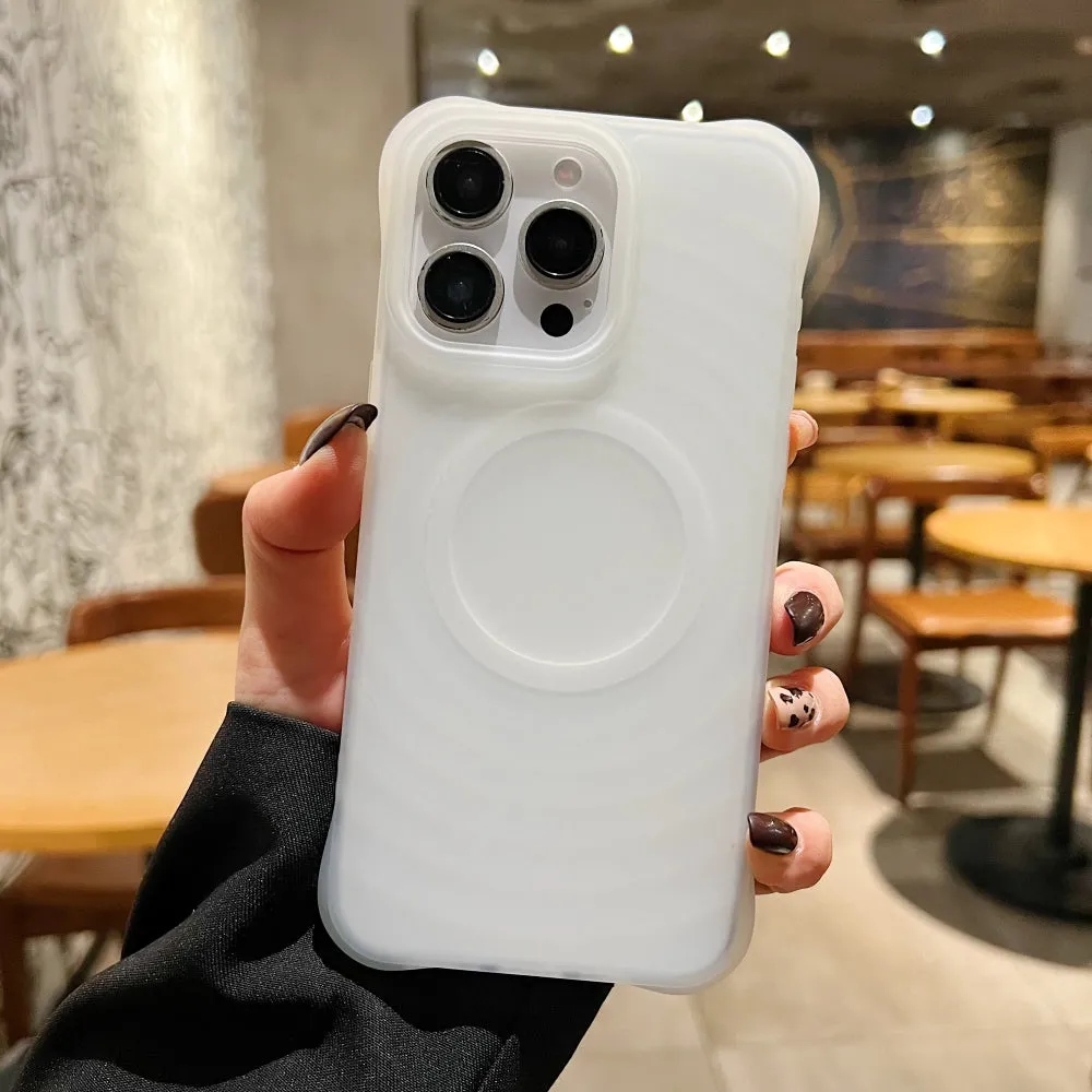 Clear Matte Wavy TPU (Soft) Phone Case - iPhone 13