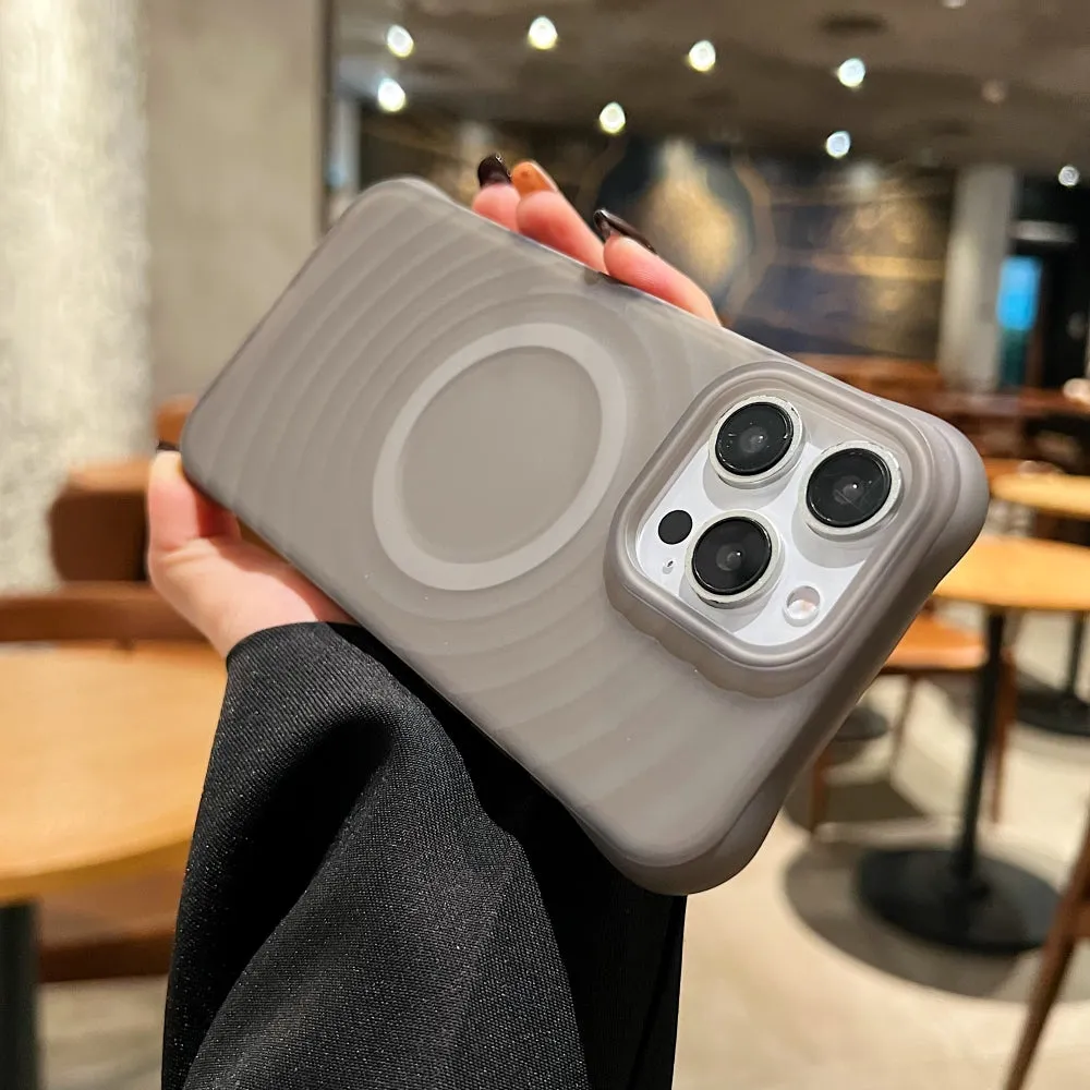 Clear Matte Wavy TPU (Soft) Phone Case - iPhone 13
