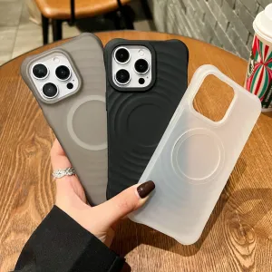 Clear Matte Wavy TPU (Soft) Phone Case - iPhone 13