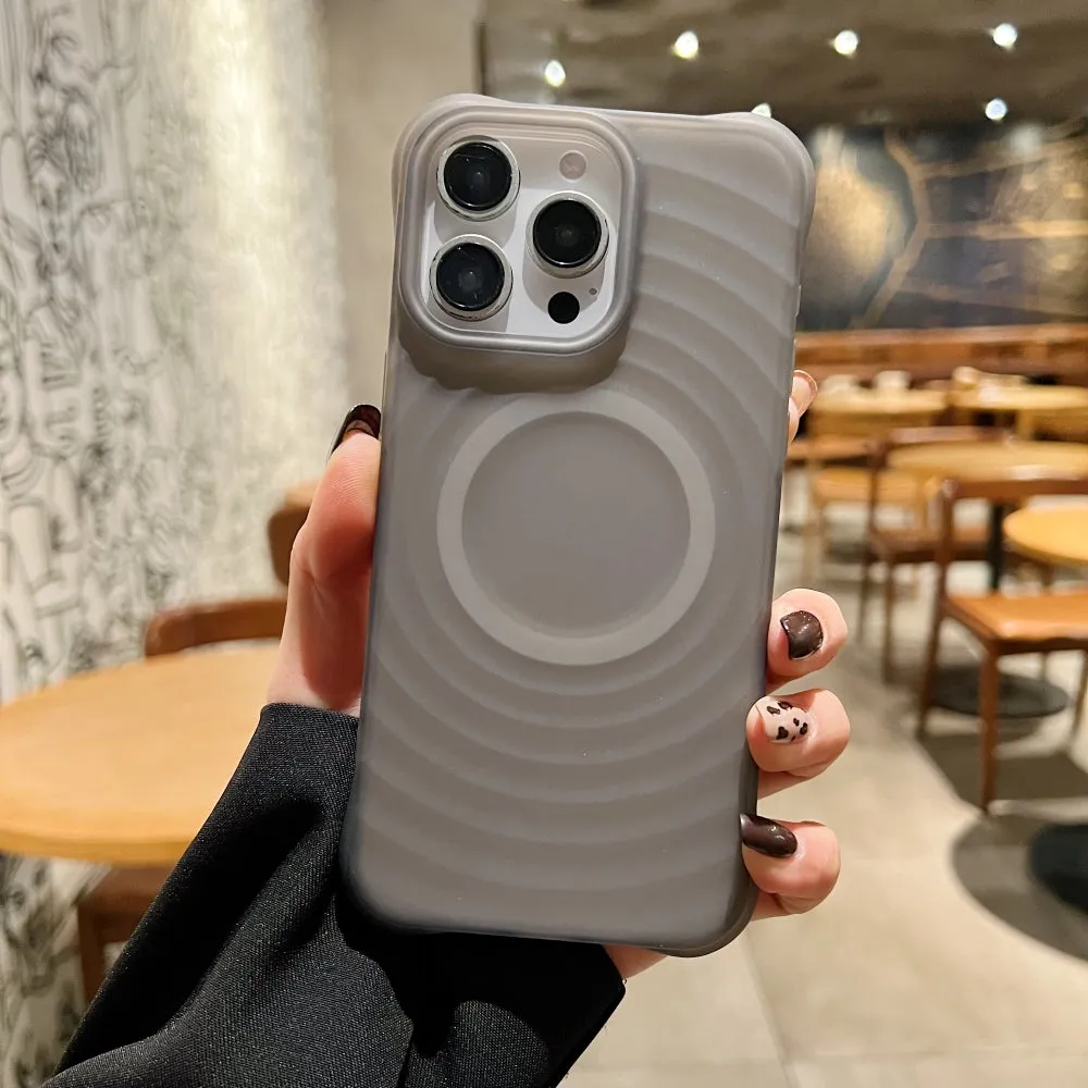 Clear Matte Wavy TPU (Soft) Phone Case - iPhone 13