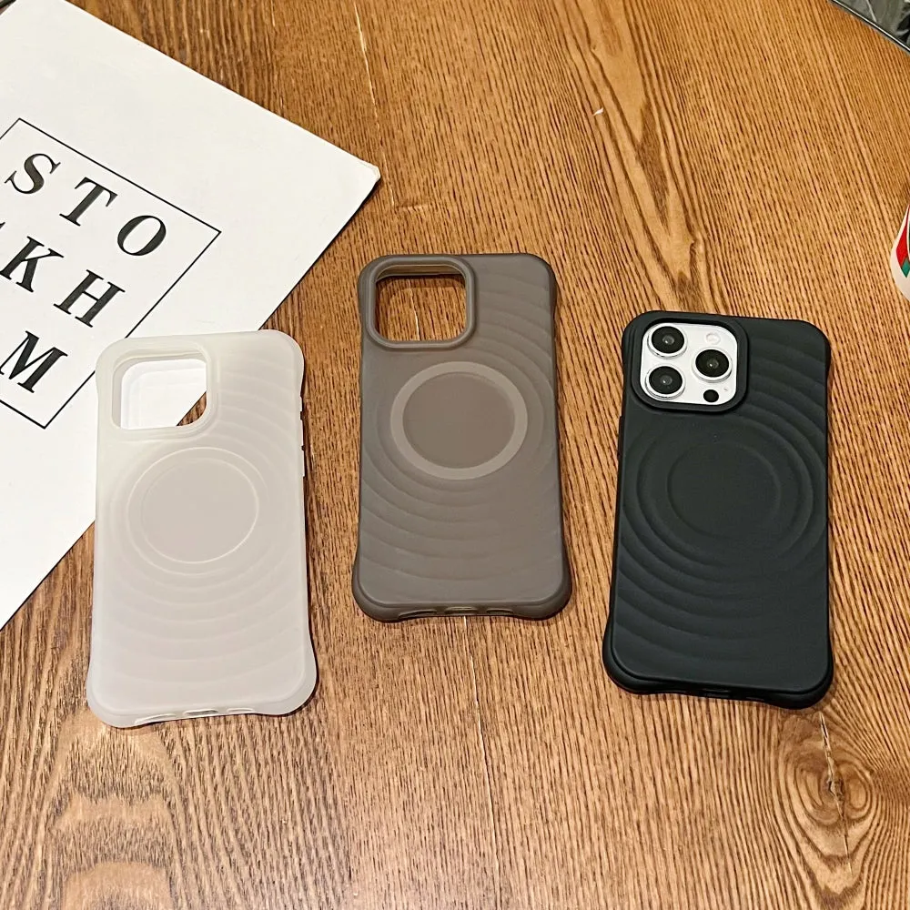 Clear Matte Wavy TPU (Soft) Phone Case - iPhone 13