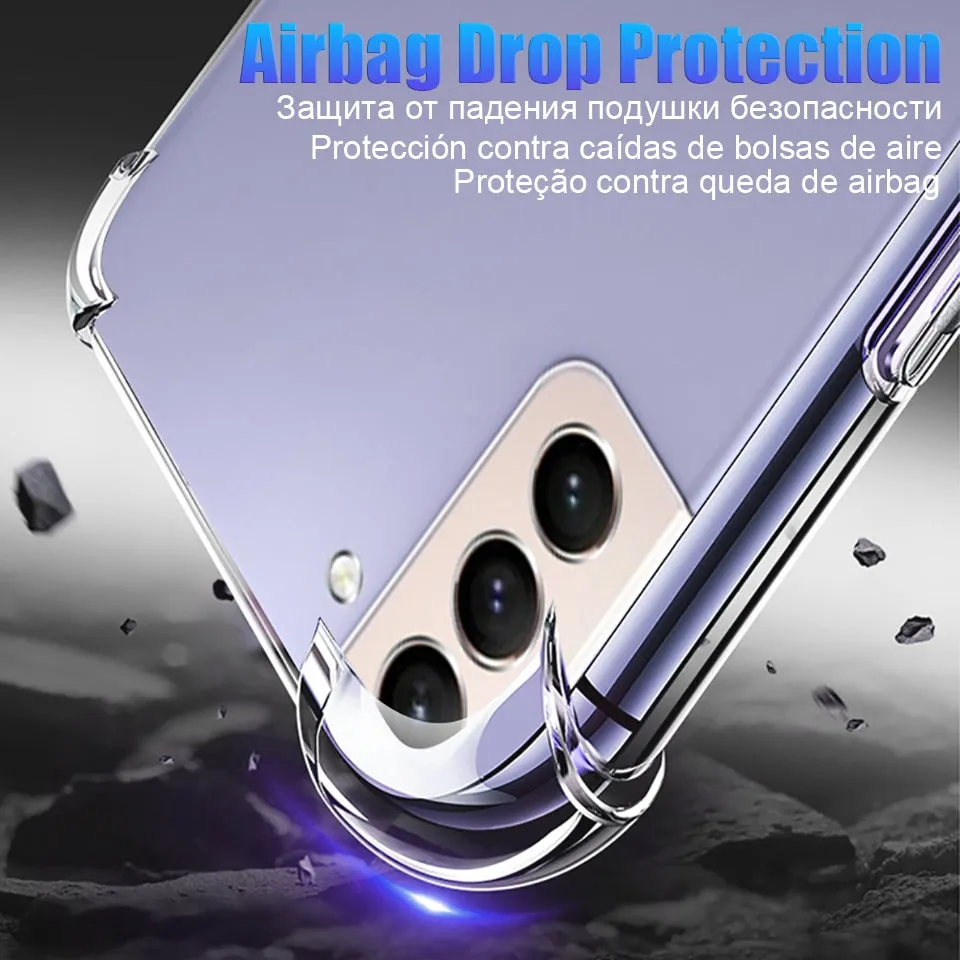 Clear Shockproof Phone Case For Samsung