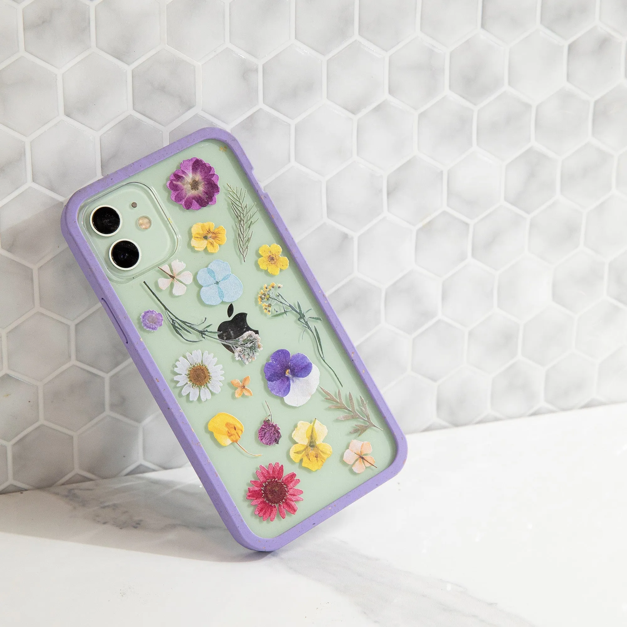 Clear Springtime iPhone 11 Pro Case With Lavender Ridge