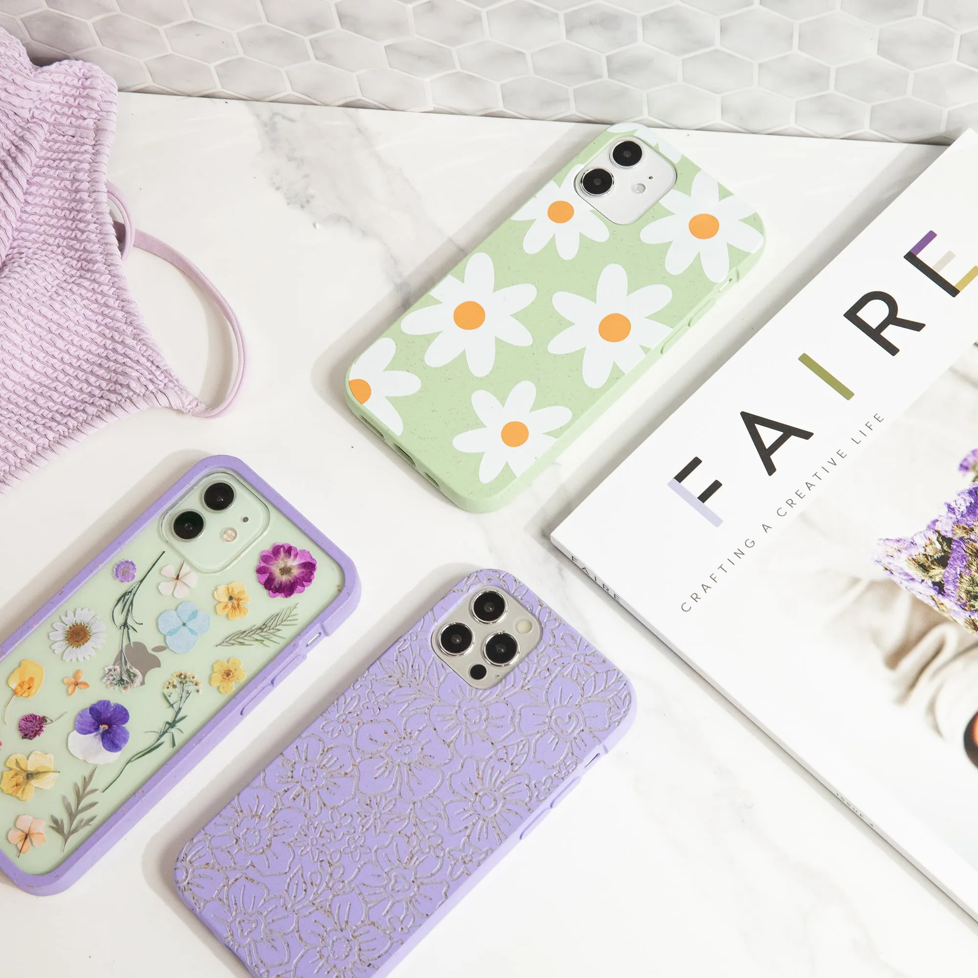 Clear Springtime iPhone 11 Pro Case With Lavender Ridge