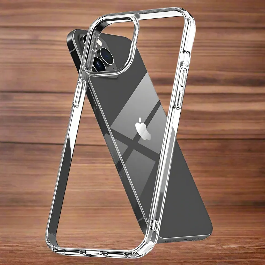 Clear Ultra Thin Silicone Case For Apple iPhone 15 14 13 12 11 Pro Xs Max Mini XR X 7 8 6s Plus 6 SE 2020 2022 2016 5 5S Protective Sides and Back cover