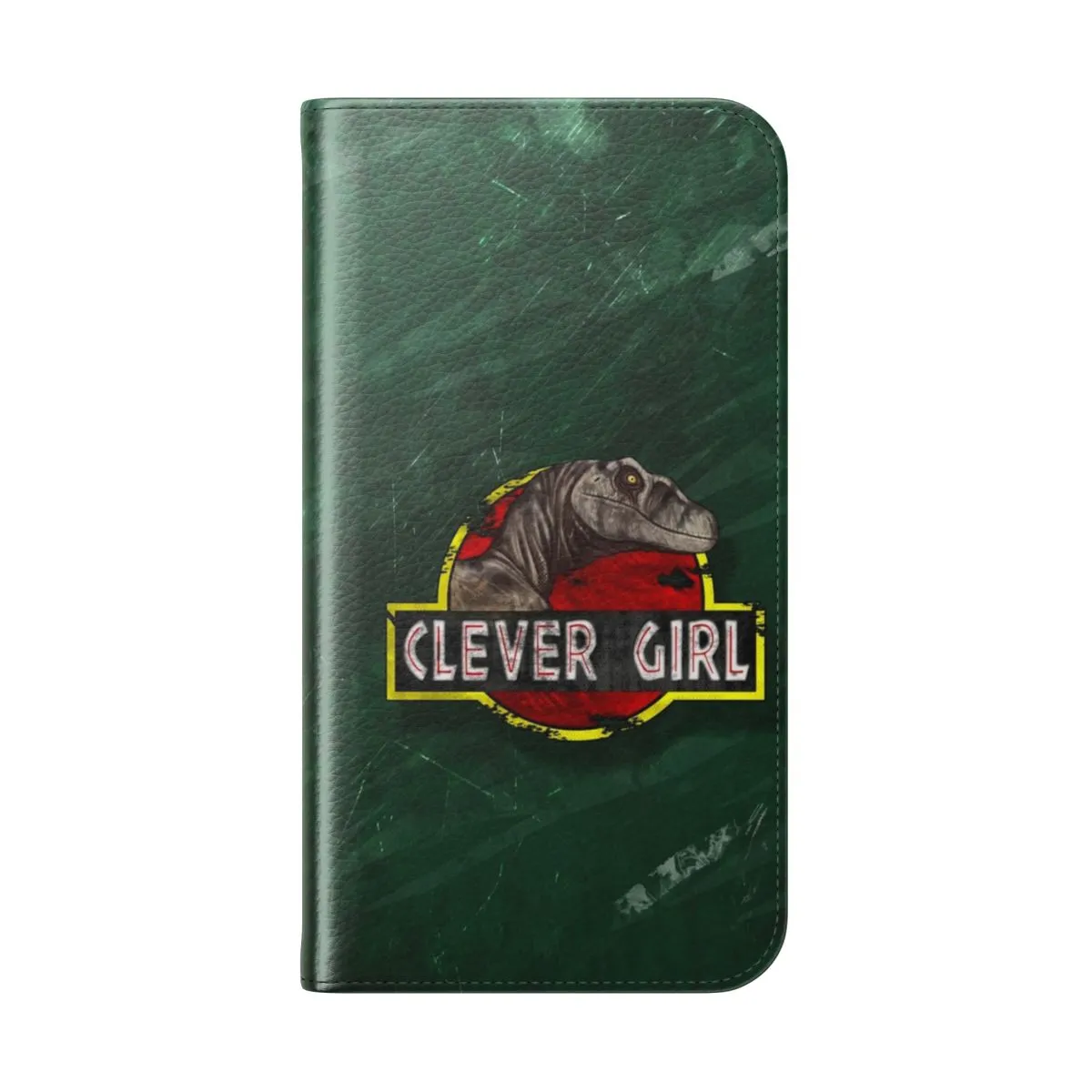 Clever Dinosaur Lover Flip Cover Phone Case