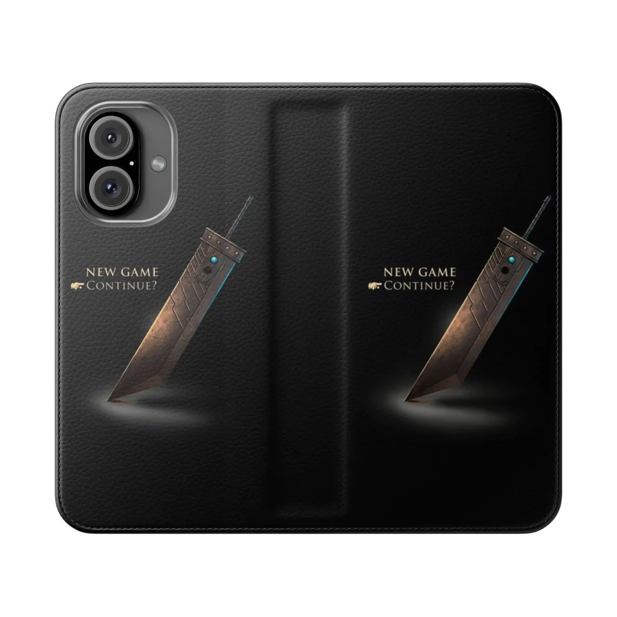Cloud Strife Sword Retro Gamer Phone Case - Final Fantasy VII Inspired Design
