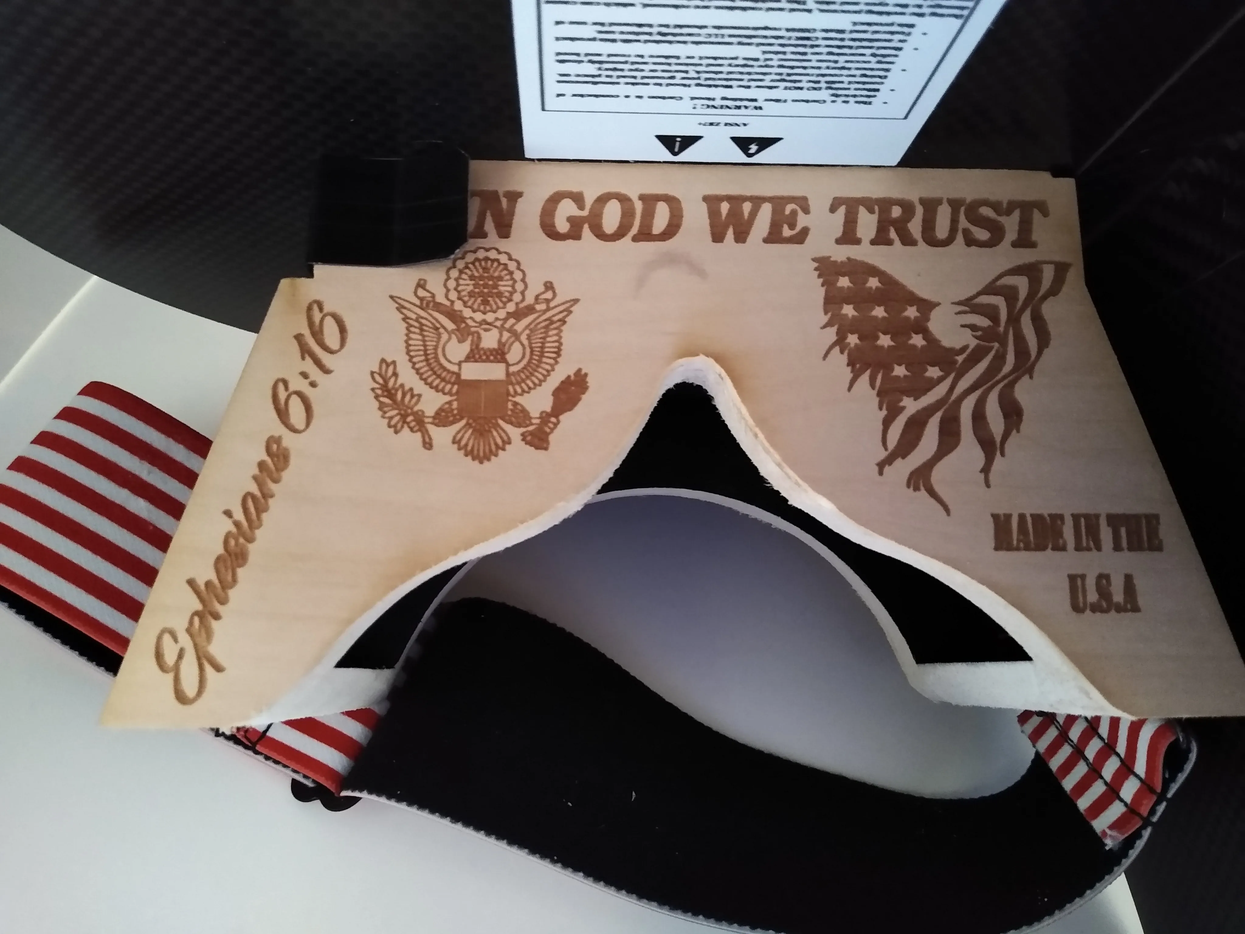 CMR Patriot Carbon Fiber Ultra-Light Pancake Welding Hood