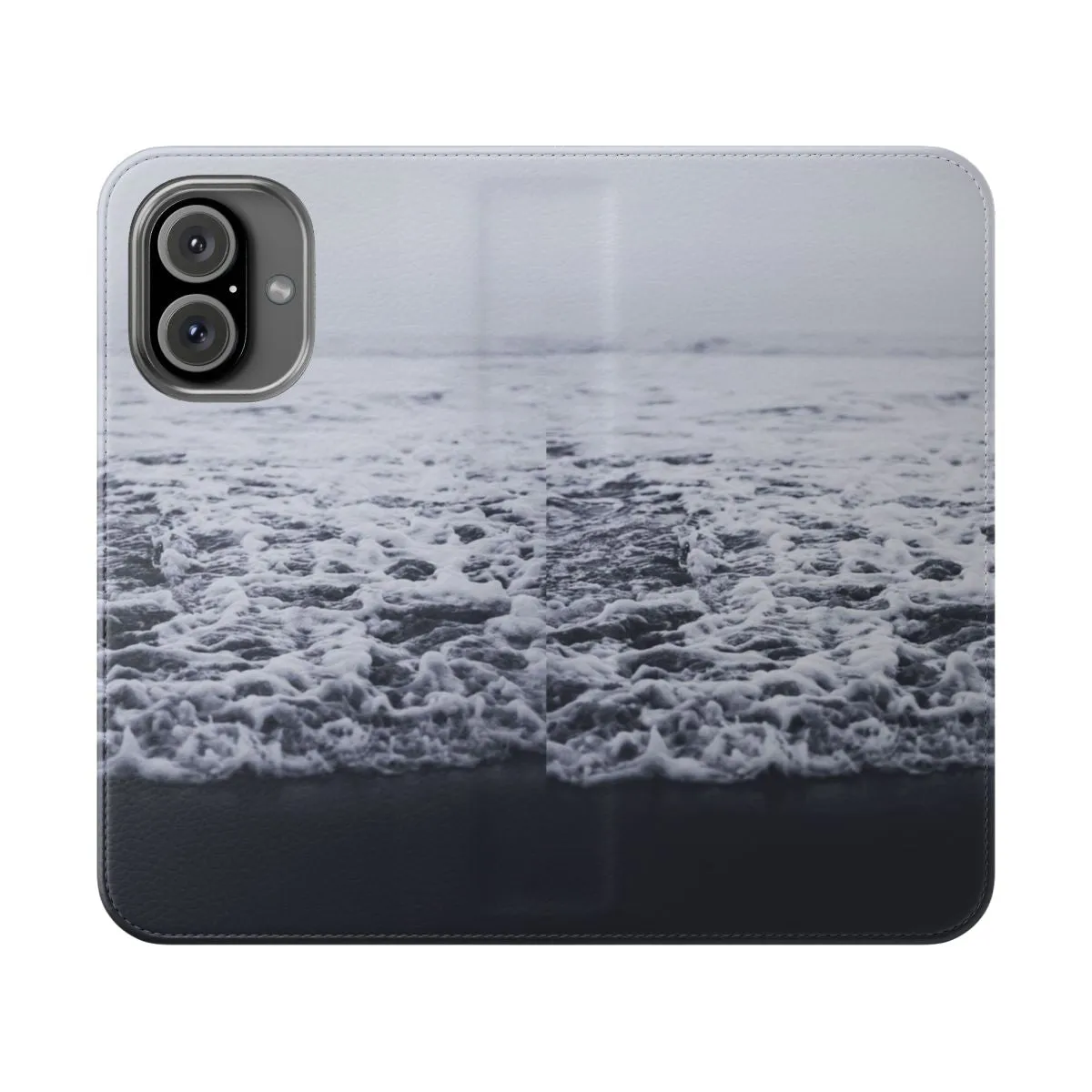 Coastal Flip Cover Phone Case for Waves and Surf