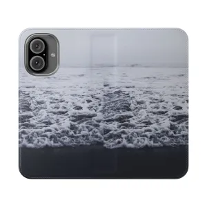 Coastal Flip Cover Phone Case for Waves and Surf