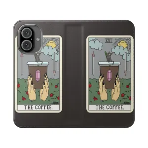 Coffee Reading Flip Cover Phone Case
