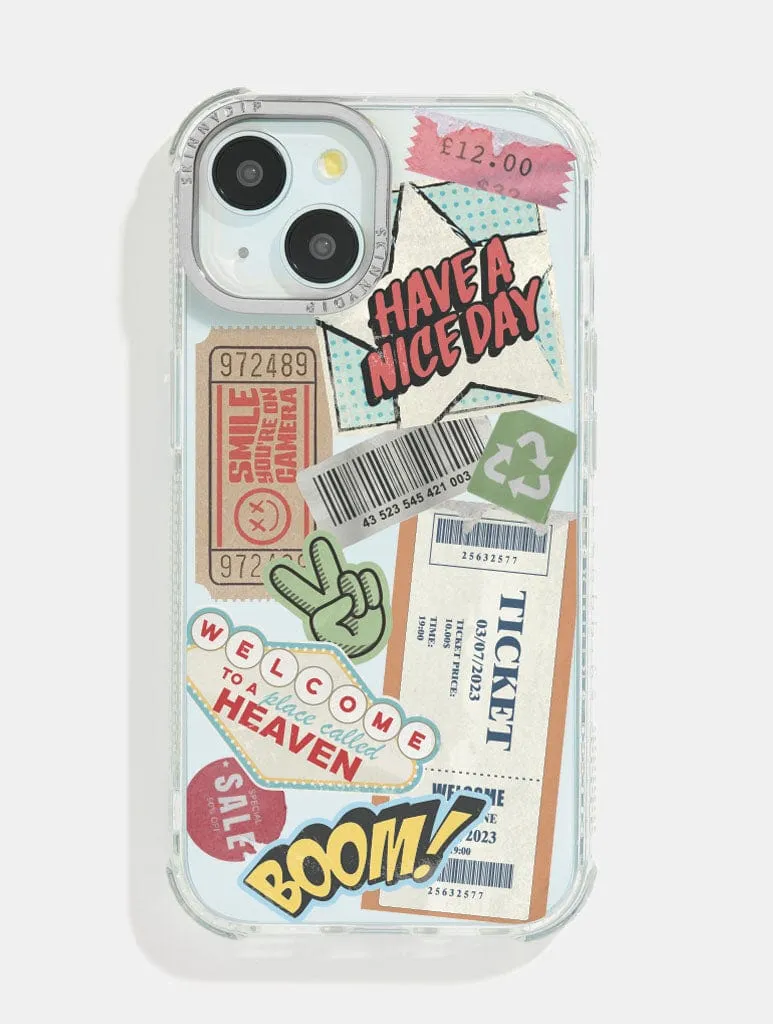 Collage Shock iPhone Case