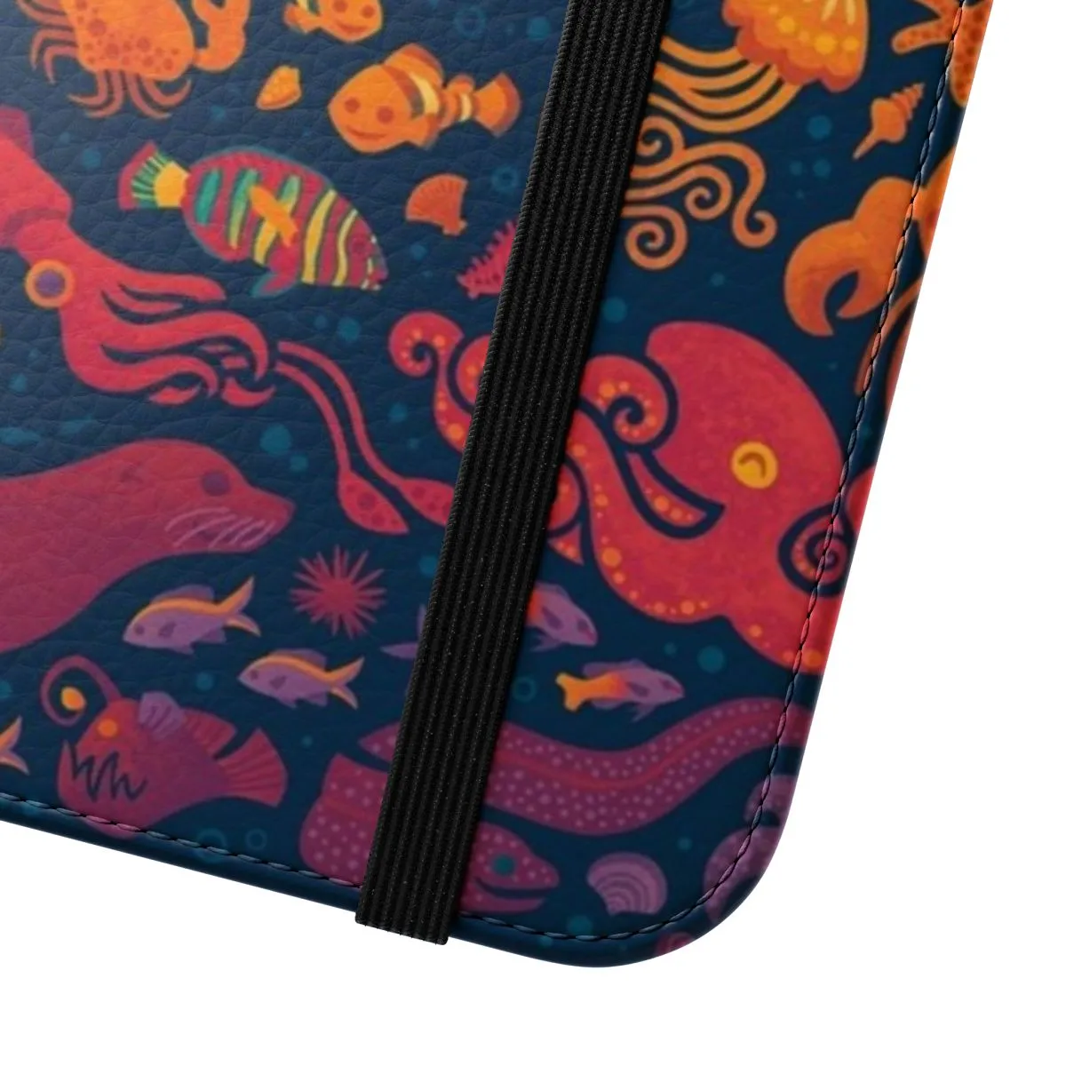 Colorful Aquatic Spectrum Flip Cover Phone Case