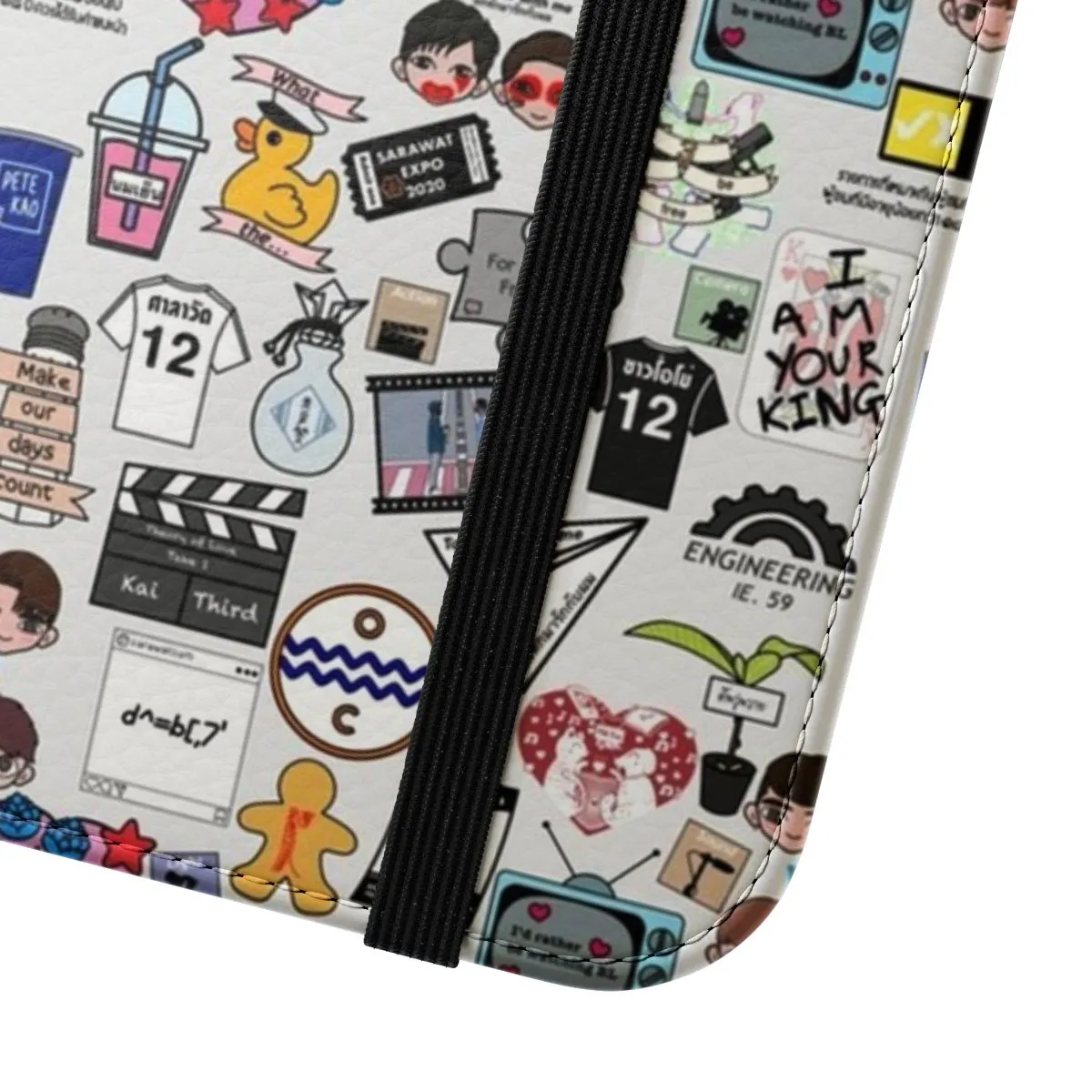 Colorful BL-Inspired Flip Cover Phone Case