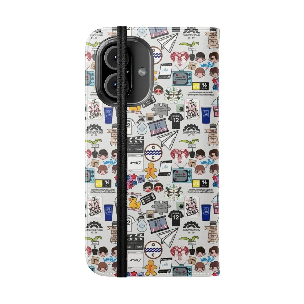 Colorful BL-Inspired Flip Cover Phone Case