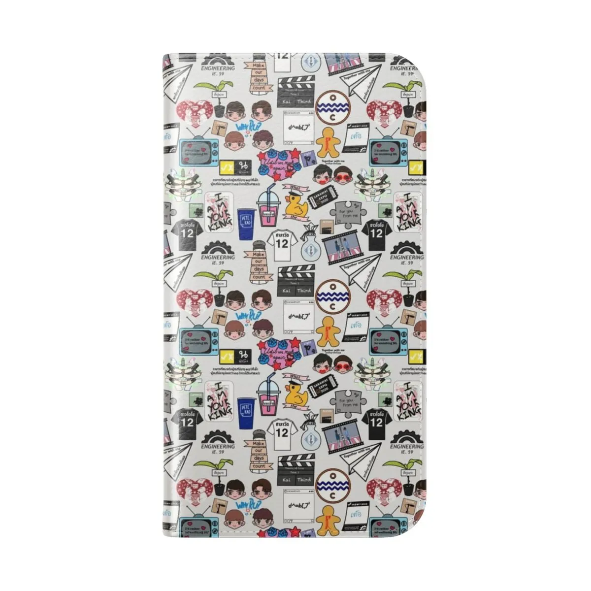 Colorful BL-Inspired Flip Cover Phone Case