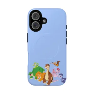 Colorful Cartoon Dinosaur Magnetic Tough Phone Case