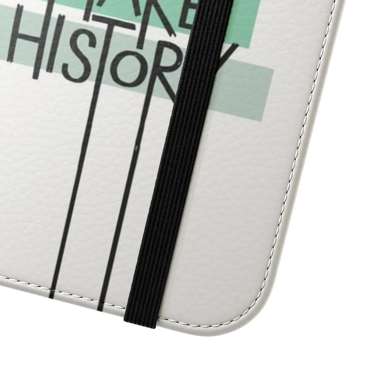 Colorful Feminist Flip Cover Phone Case with Inspirational Quote