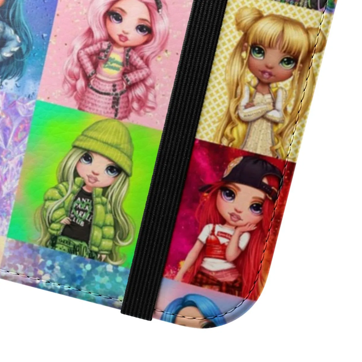 Colorful Flip Phone Case for Rainbow High Fans