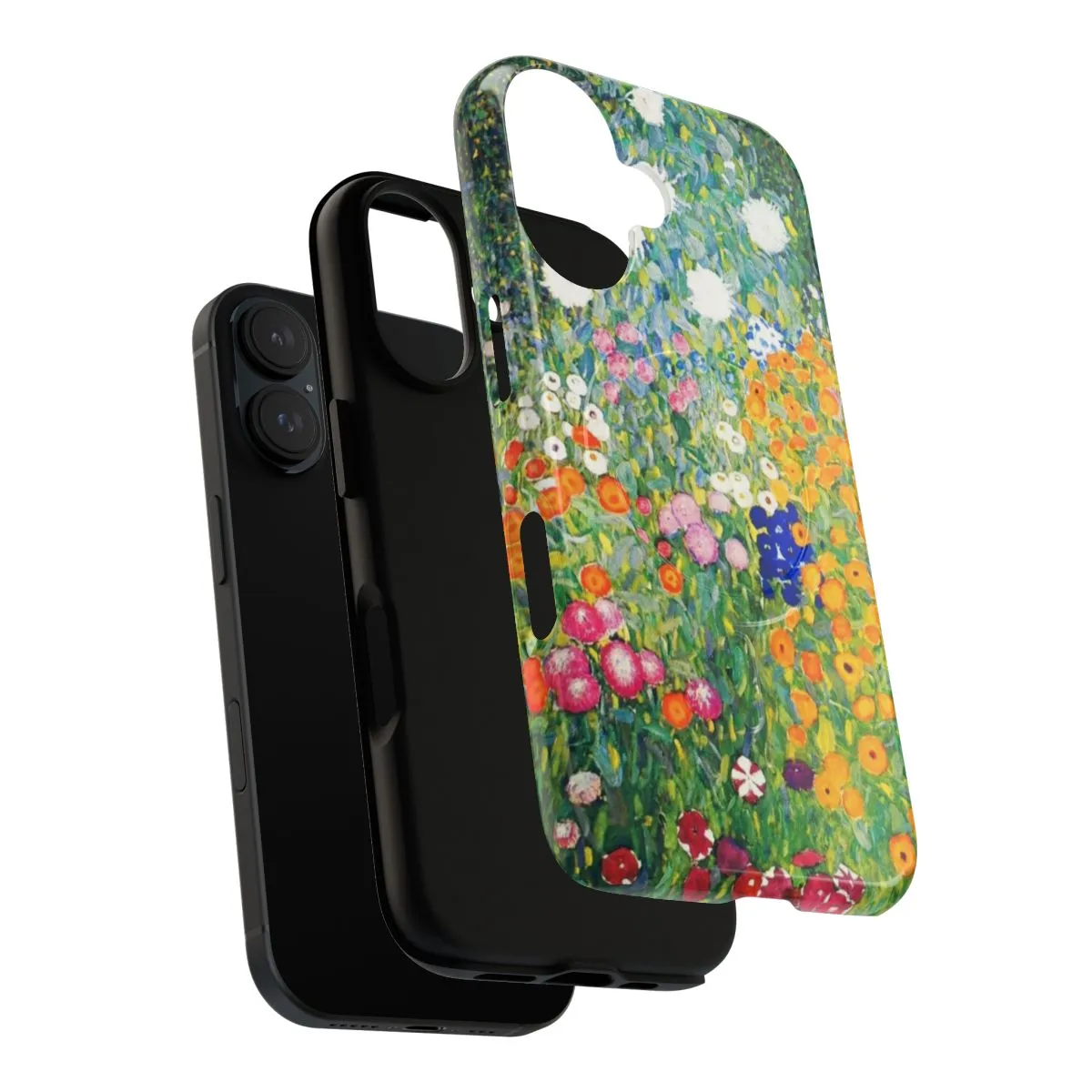 Colorful Floral Artwork Phone Case - Inspired by Gustav Klimt's Masterpieces